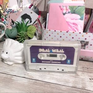 Vintage Deal A Meal With Richard Simmons Purple Cassette Tape Fitness 90s Vtg